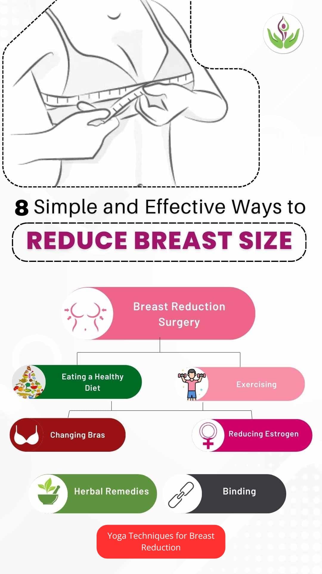 8 Natural Ways to Reduce Breast Size 